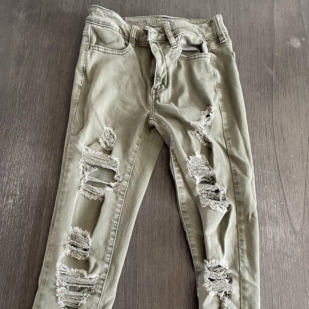 Pre distressed skinny jeans - Picture 3 of 6
